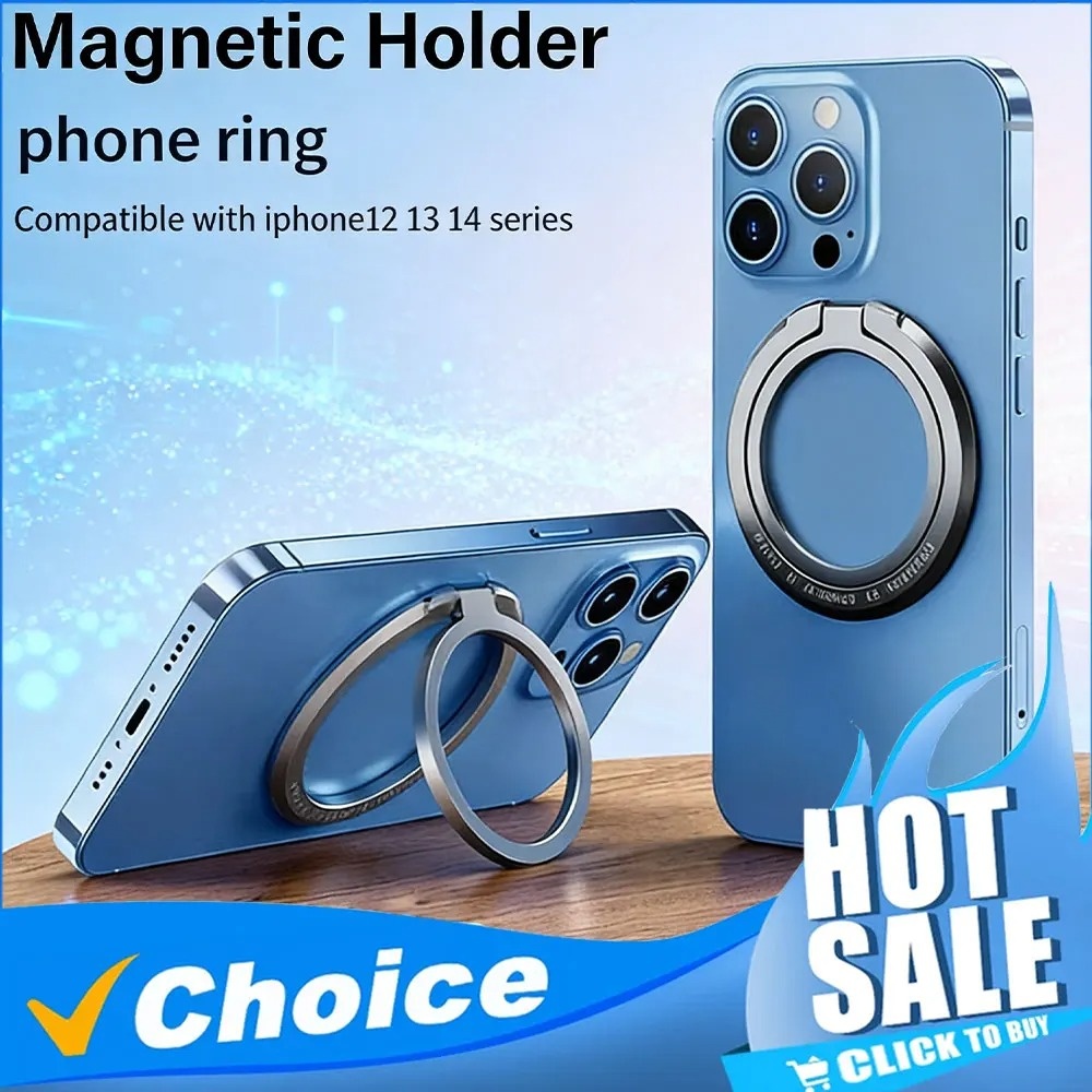 Phone Accessories Ring Holder - Magnetic Phone Ring Holder Removable Finger