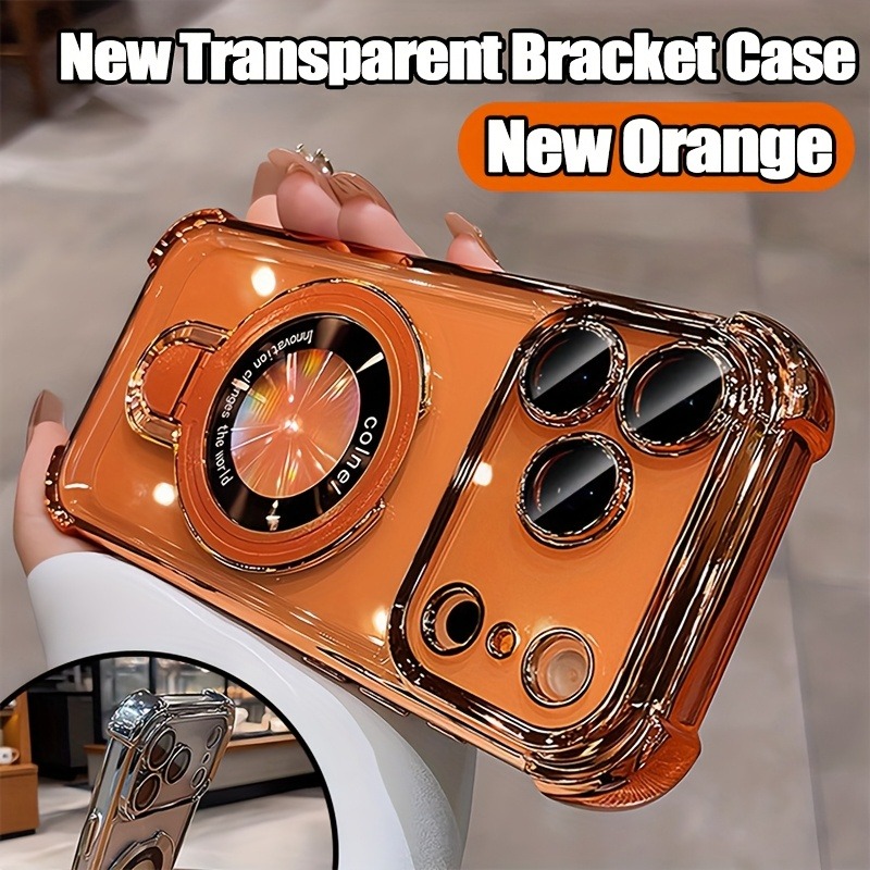 Luxury Clear  Plating Phone Ca - Phone Accessories Ring Holder review and price