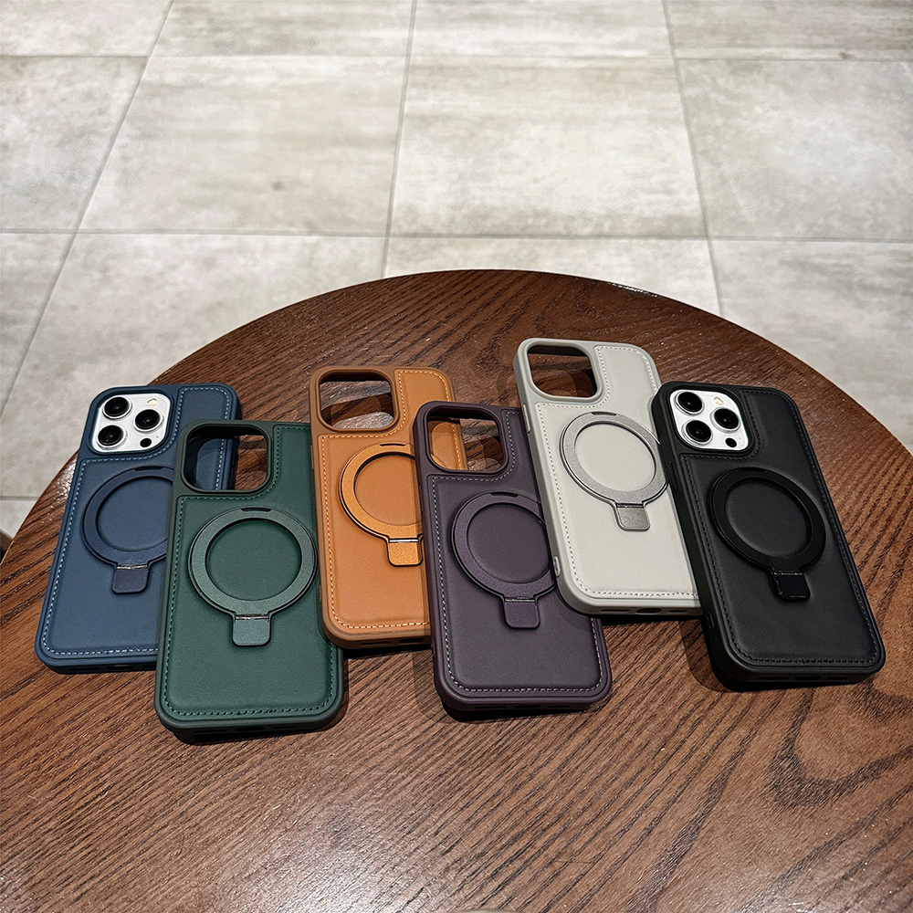 PU Leather Magnetic Case for A - Phone Accessories Ring Holder review and price