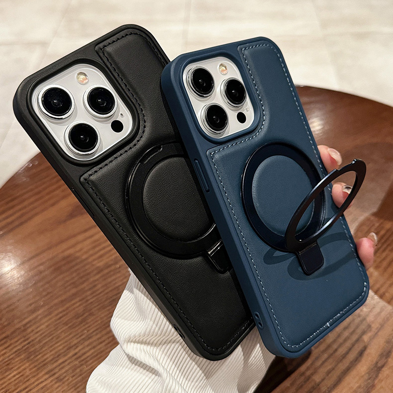 PU Leather Magnetic Case for A - Phone Accessories Ring Holder review and price