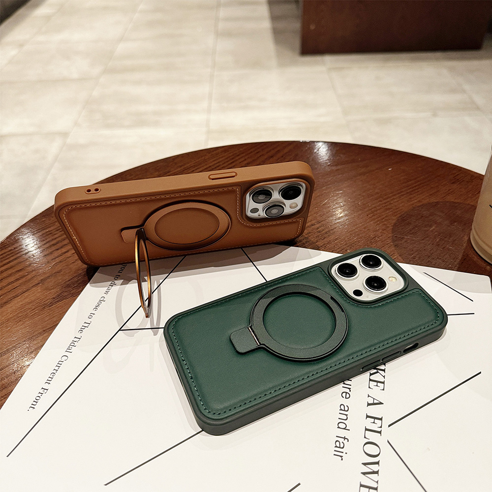 PU Leather Magnetic Case for A - Phone Accessories Ring Holder review and price